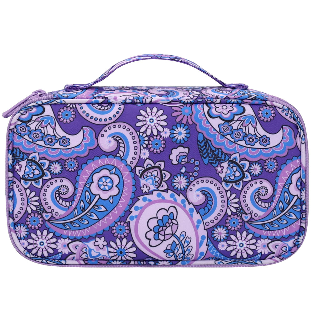 Relavel makeup bag displayed on a dresser with stylish gift-ready styling.