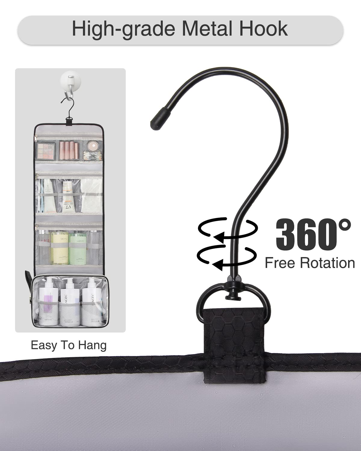 Relavel bag open compartments showcase large capacity and quick item access.