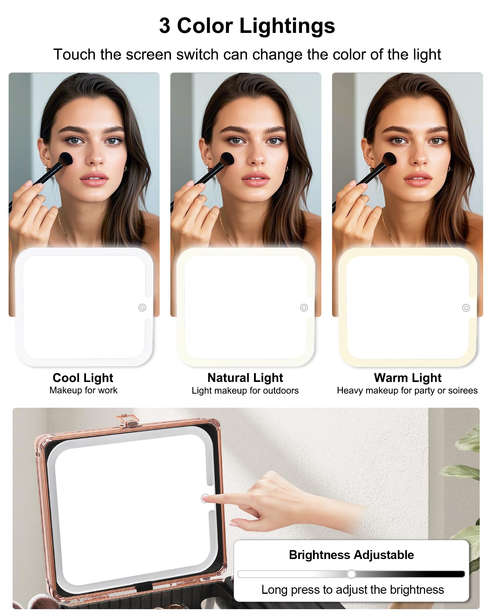 Relavel USB-rechargeable mirror provides 2000mAh power for extended use