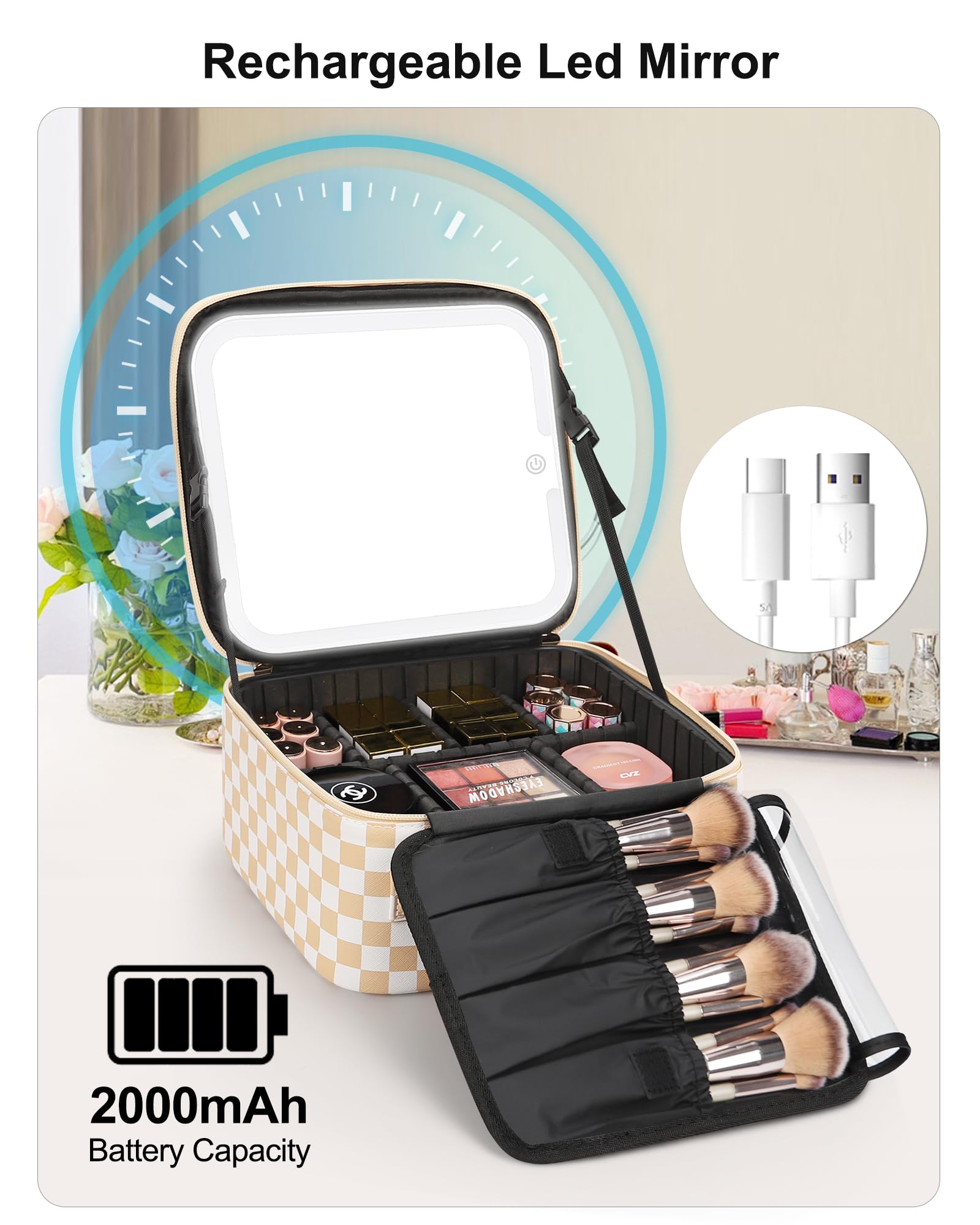 Relavel waterproof PU leather cover protects contents from spills and splashes.