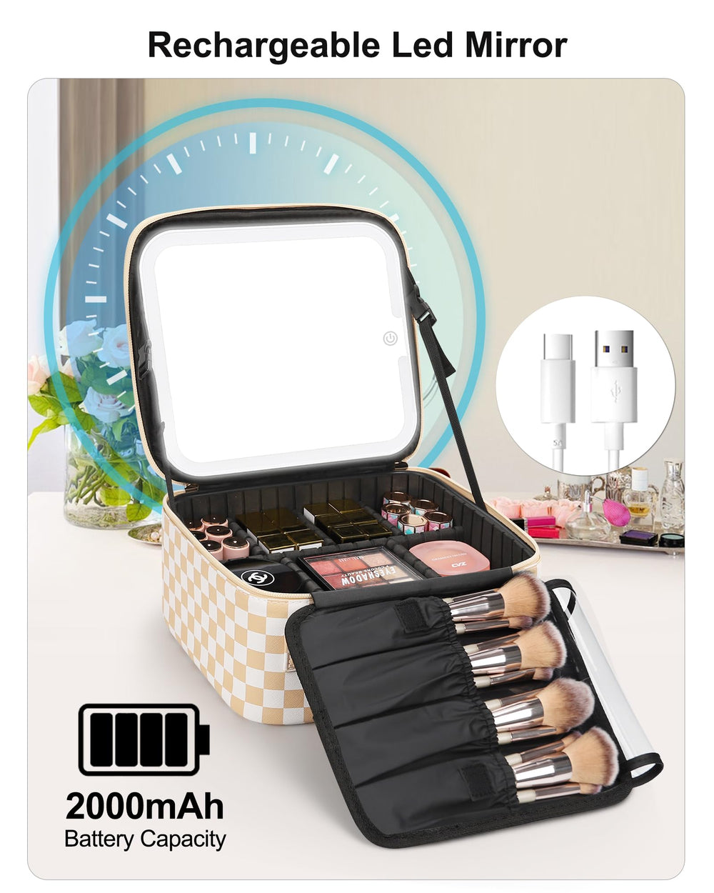 Relavel waterproof PU leather cover protects contents from spills and splashes.