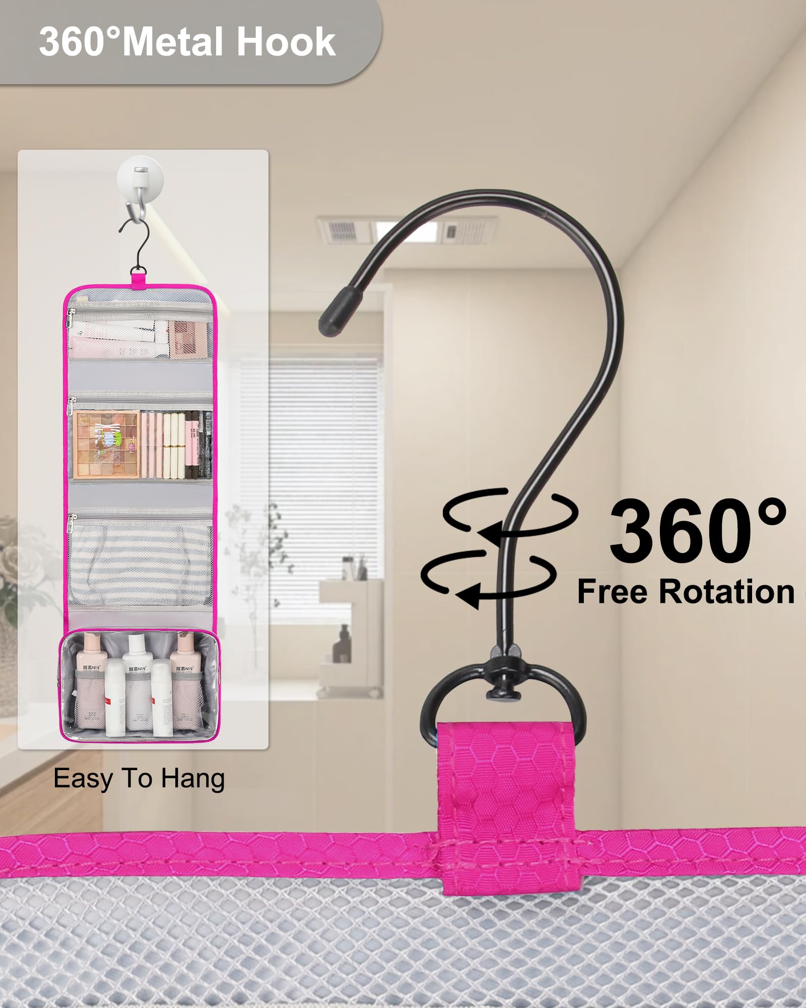 Relavel waterproof nylon material resists splashes during hotel stays and outdoor trips