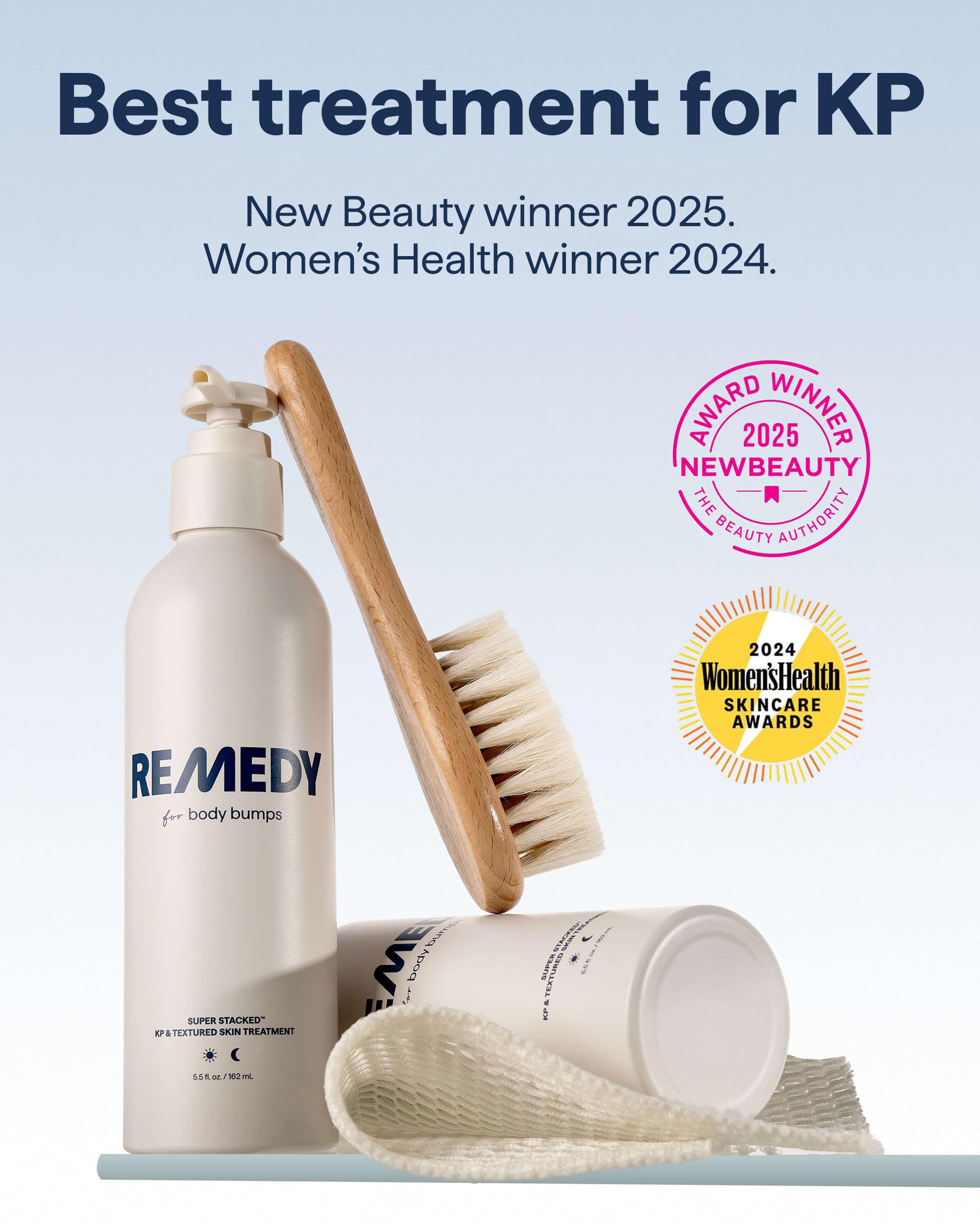 Remedy Science cream swatch shows rich moisturization for dry skin.