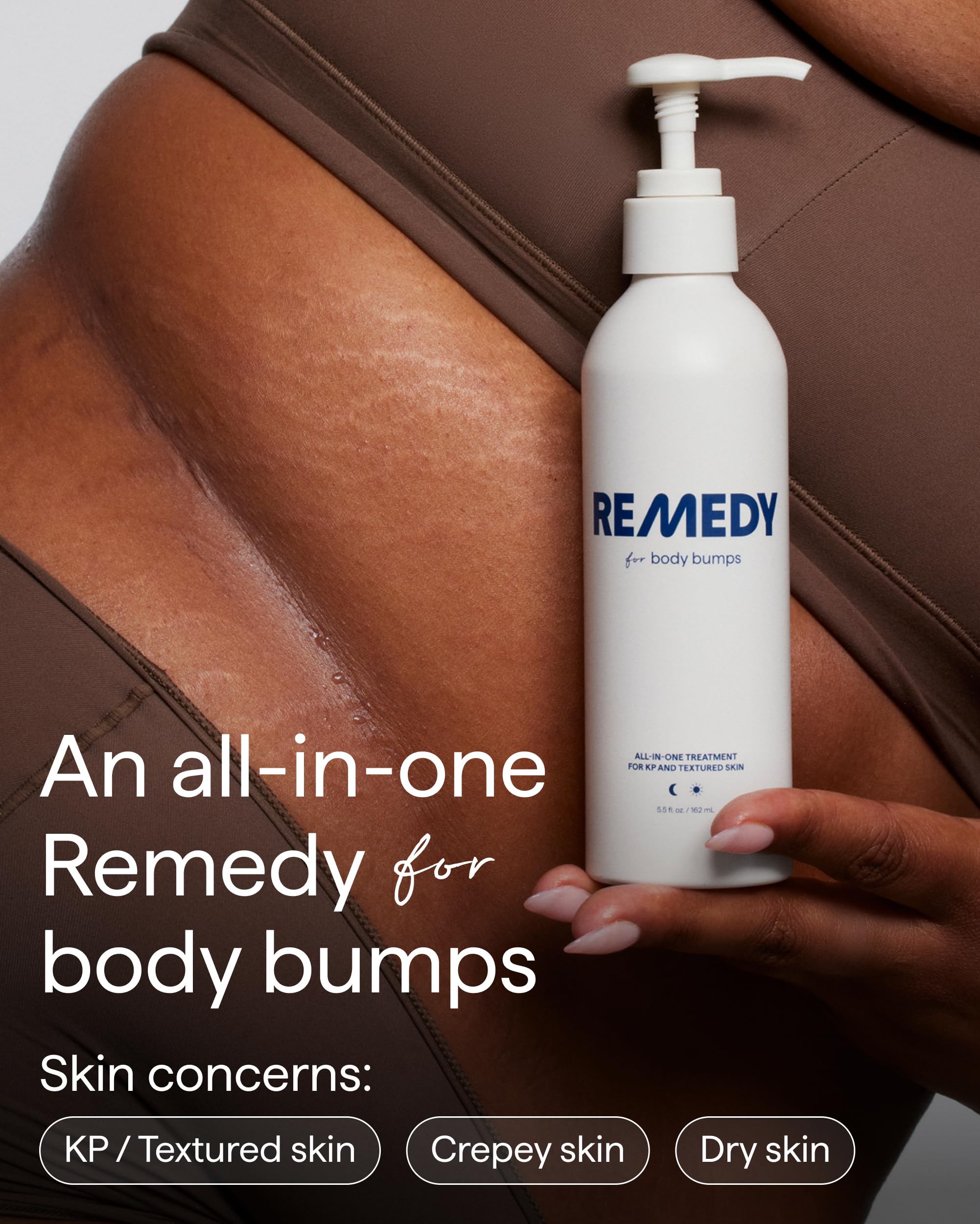 Remedy Science KP texture close-up highlights smoothing action.