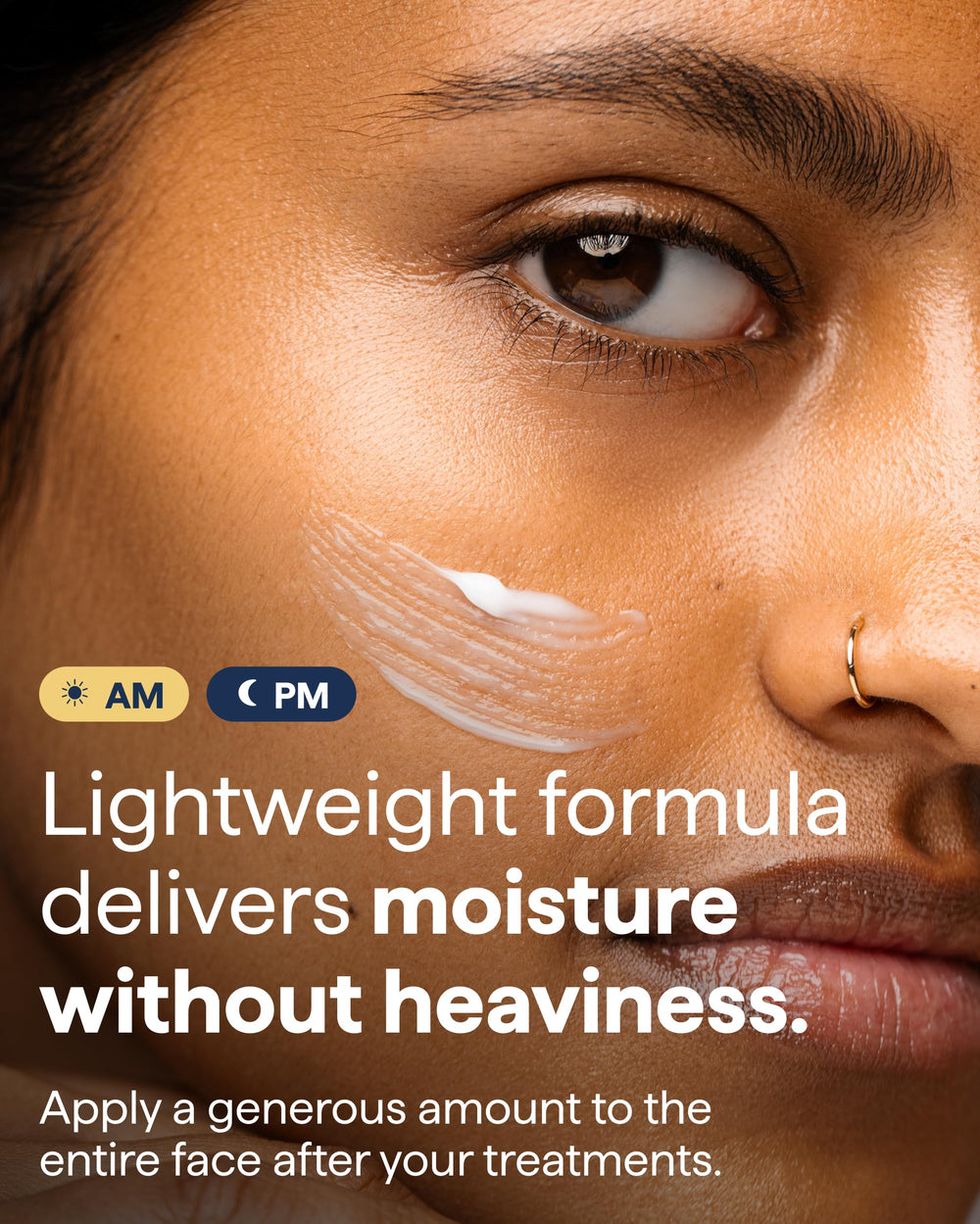 Remedy for Light Moisture barrier repair graphic emphasizes stronger skin resilience