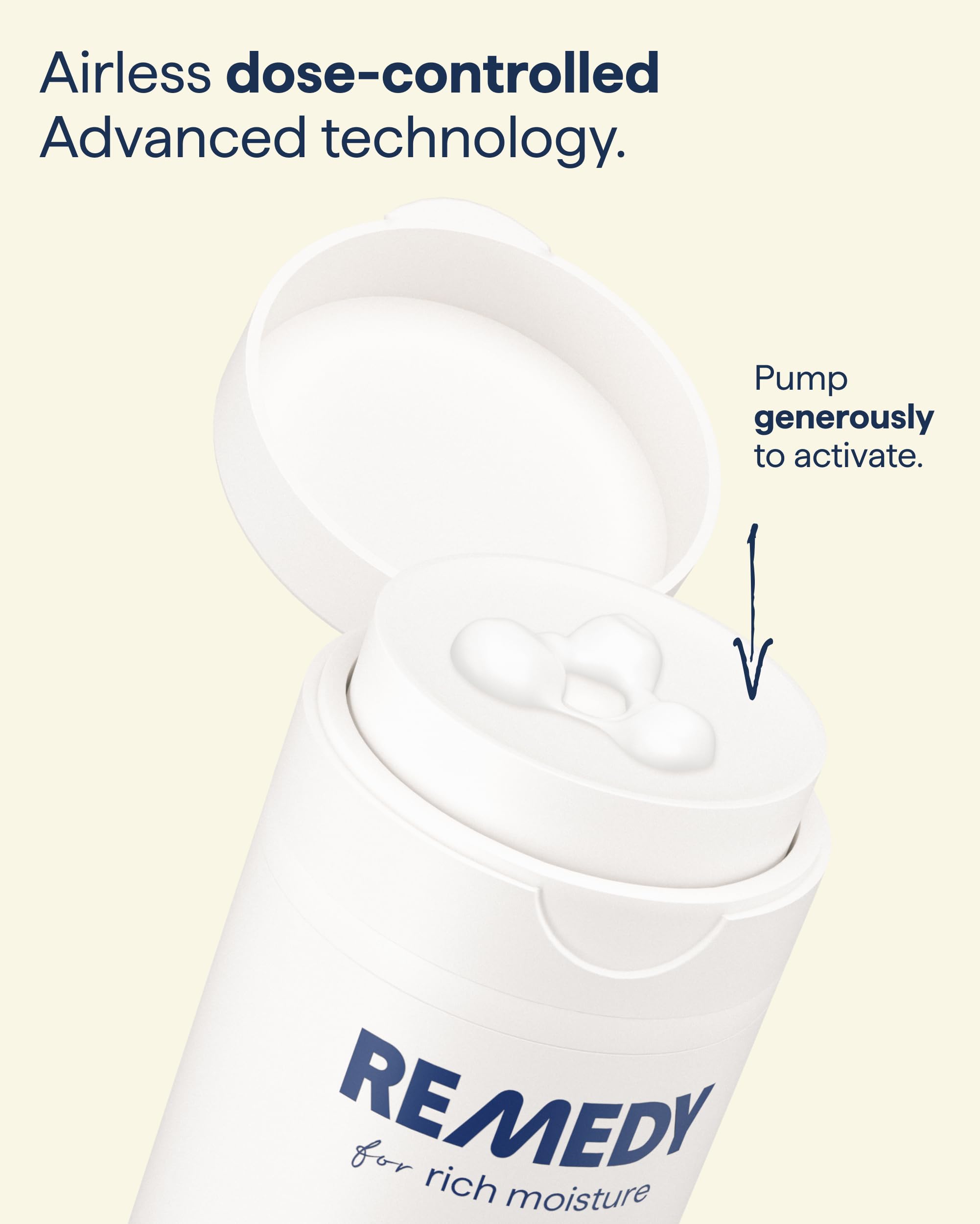 Remedy for Rich Moisture packaging box highlights vegan, fragrance-free formula.