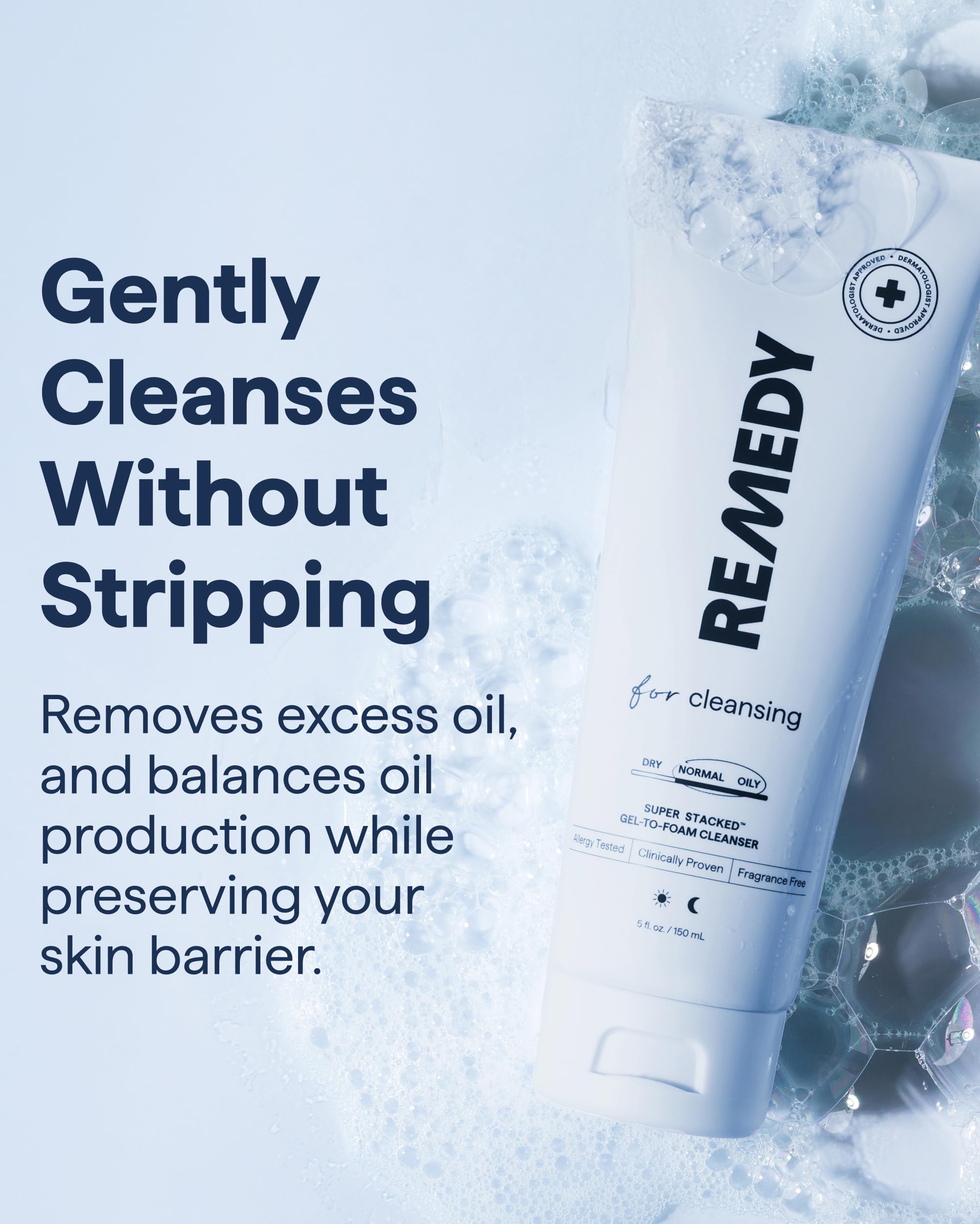 Remedy Science 0-5-percent salicylic acid bottle highlights mild exfoliation benefits