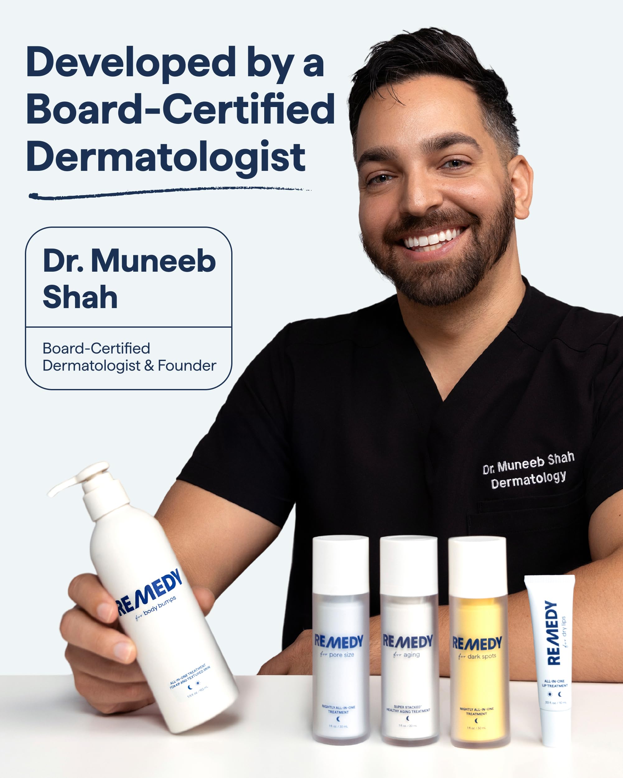 Remedy Science results image showing smoother, less oily looking skin