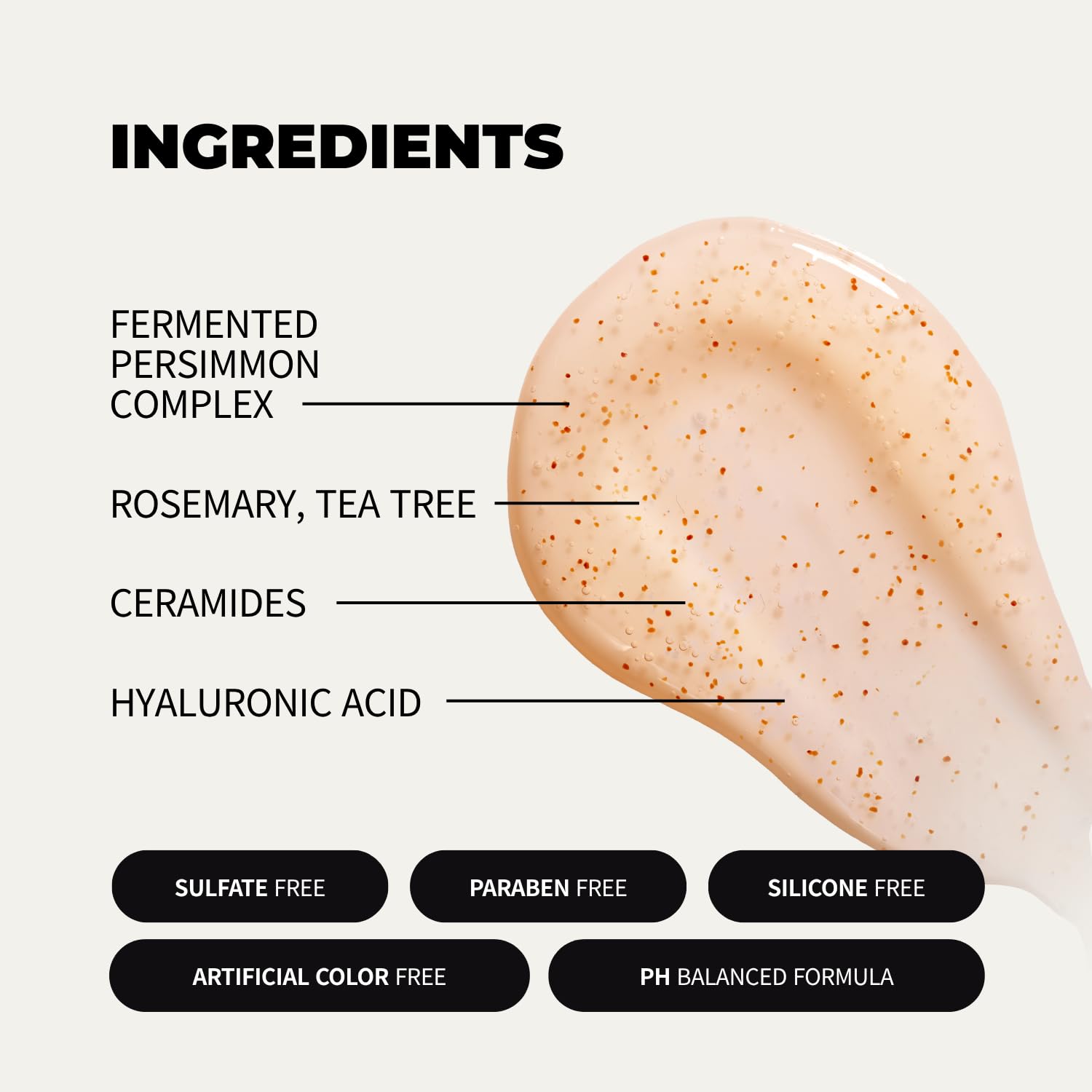 Rememberin Persimmon Body Wash ceramide NP centella support skin health.