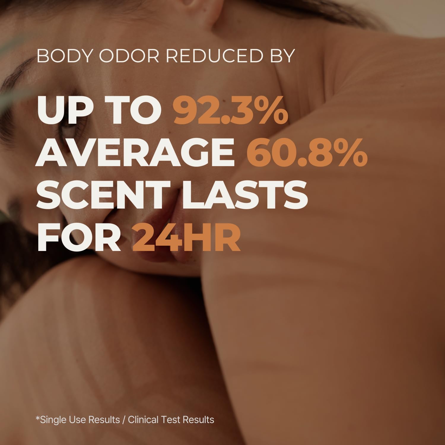 Rememberin Persimmon Body Wash persimmon extract closeup hints at natural tannin odor capture.