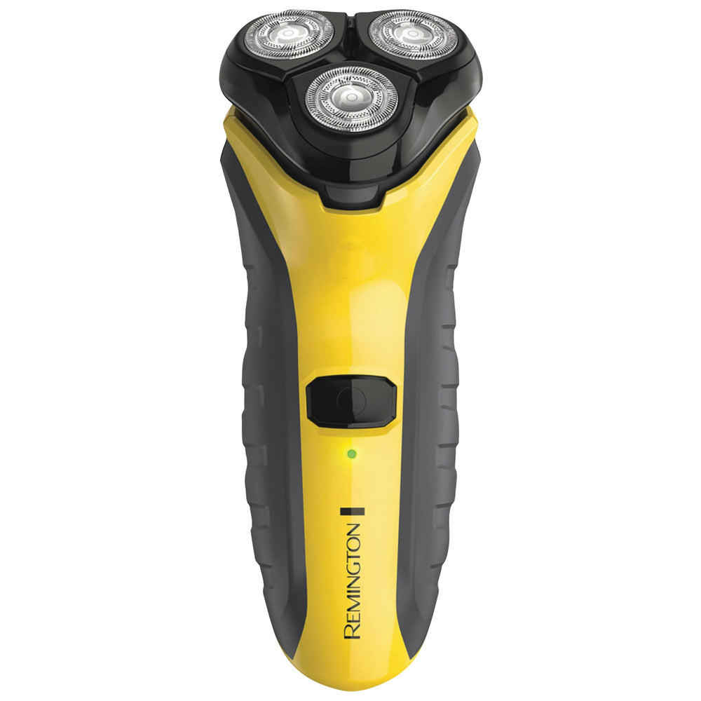 Remington 5100 side view highlights flexible pivot for comfortable neck and chin shaping