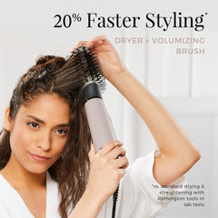 Remington Pro Wet2Style ceramic titanium barrel highlights heat protection.