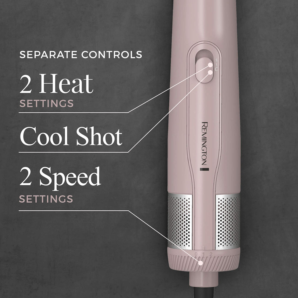 Remington Pro Wet2Style vented barrel design for efficient water removal.