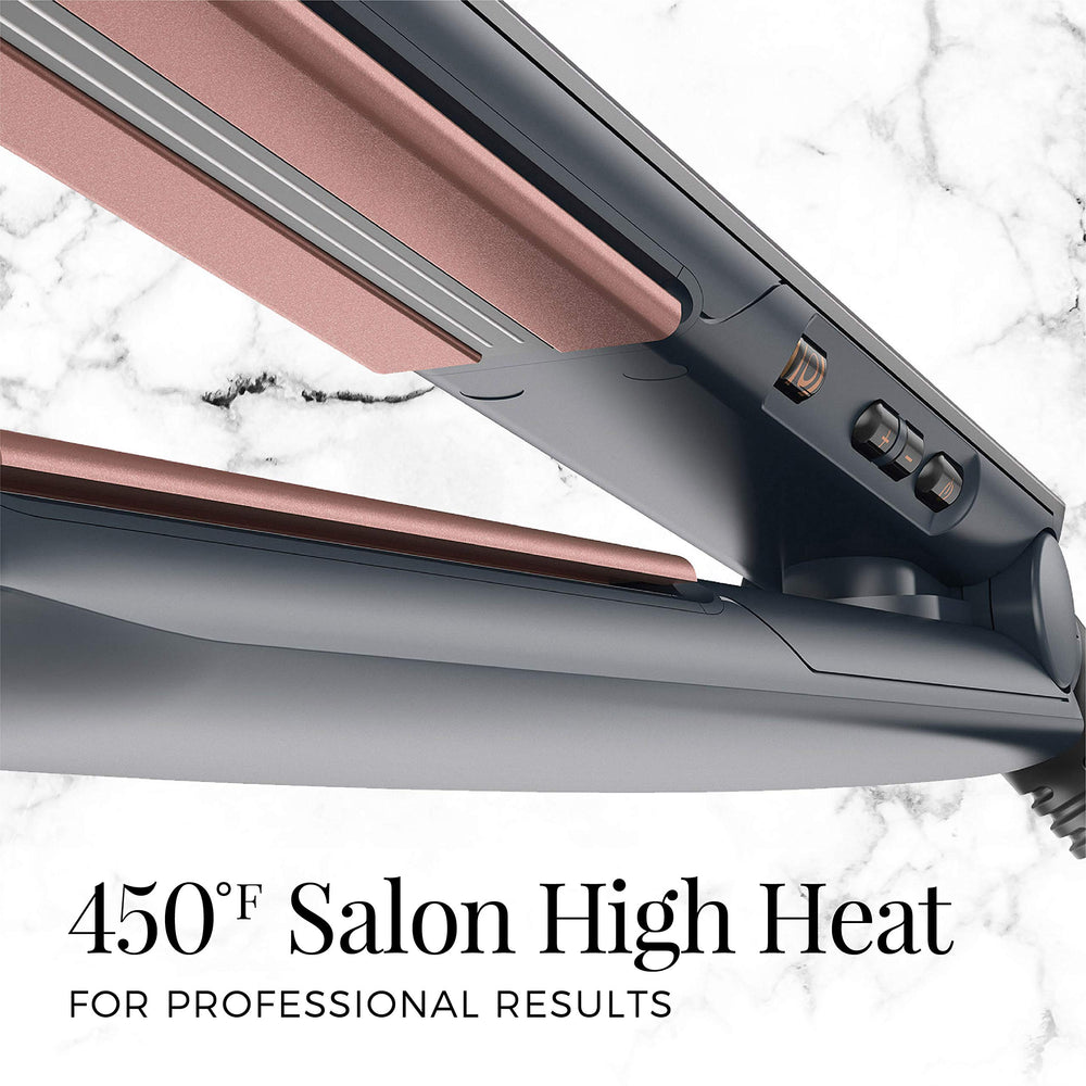 Remington S8598 SmartPRO sensor technology demonstrates automatic heat adjustment for safer styling