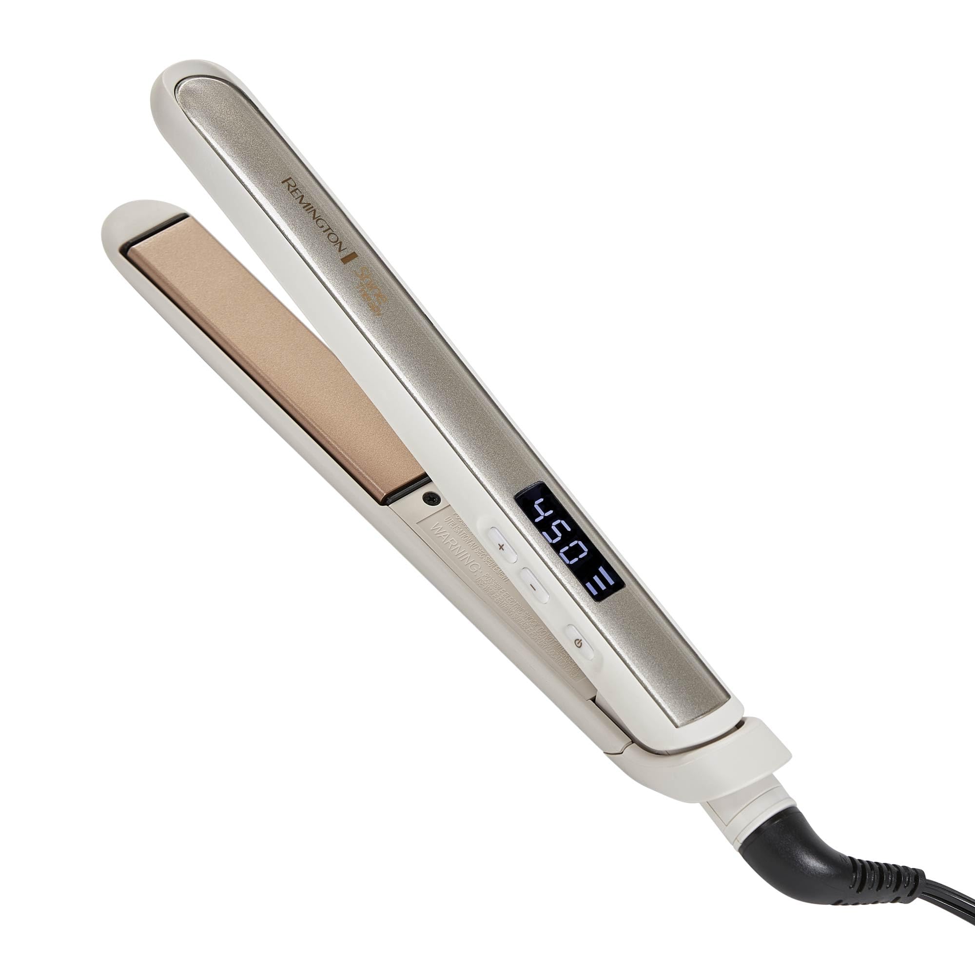 Remington front view showing straightener design and professional look benefit