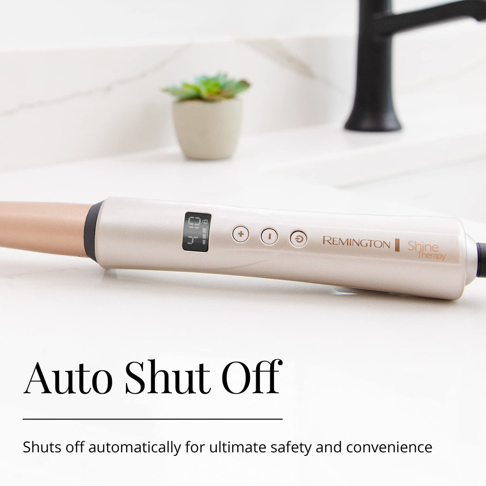 Remington Shine Therapy temperature lock ensures consistent results.