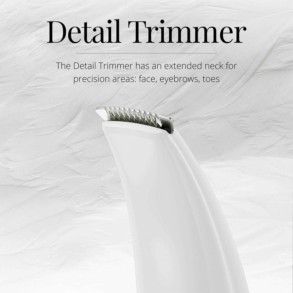 Remington Smooth & Silky bikini-trimmer angle close-up for precise shaping