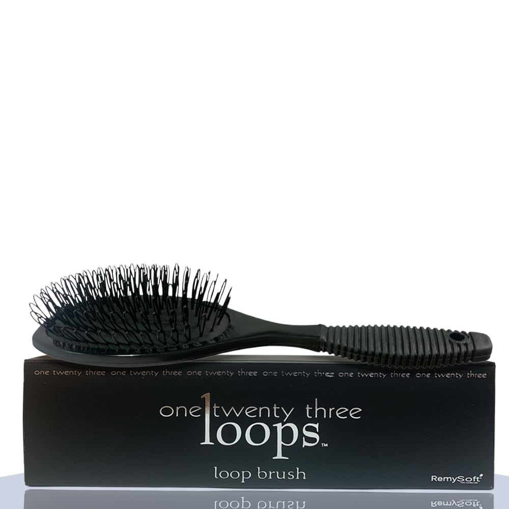 RemySoft One Twenty Three Loops, cepillo para uso diario, mantiene apariencia natural.