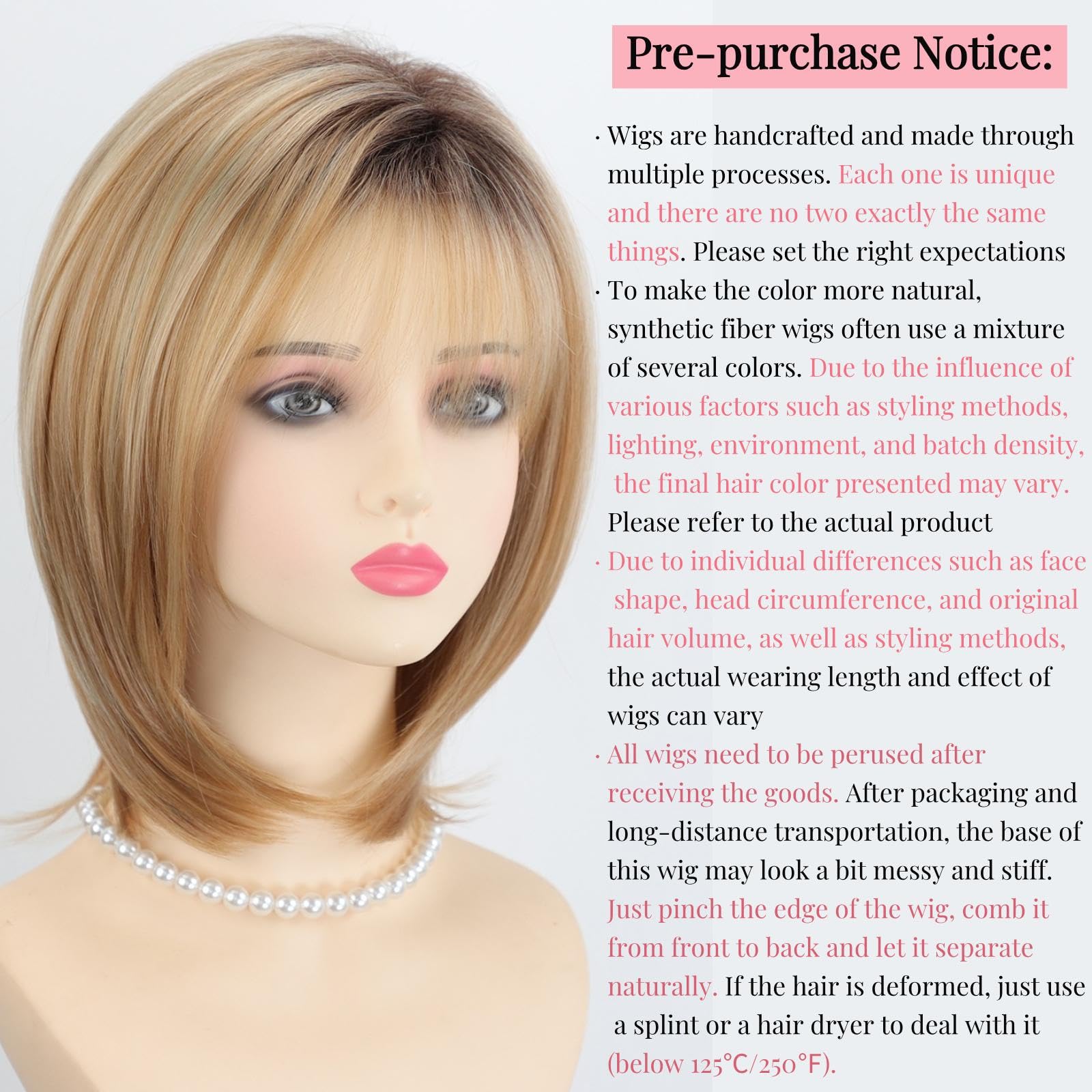 RENERSHOW adjustable-elastic-bands wig fits various head sizes.