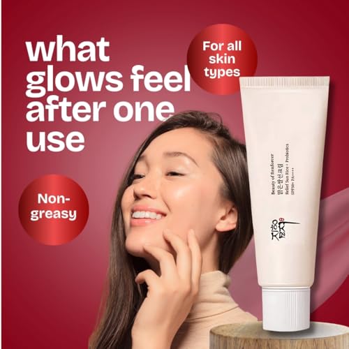 Renforcer Relief Sun on the face demonstrates quick absorption and a dewy finish.