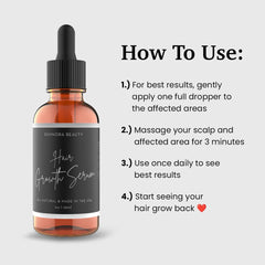 Rennora Beauty label close-up highlighting no chemicals and natural vitamins.