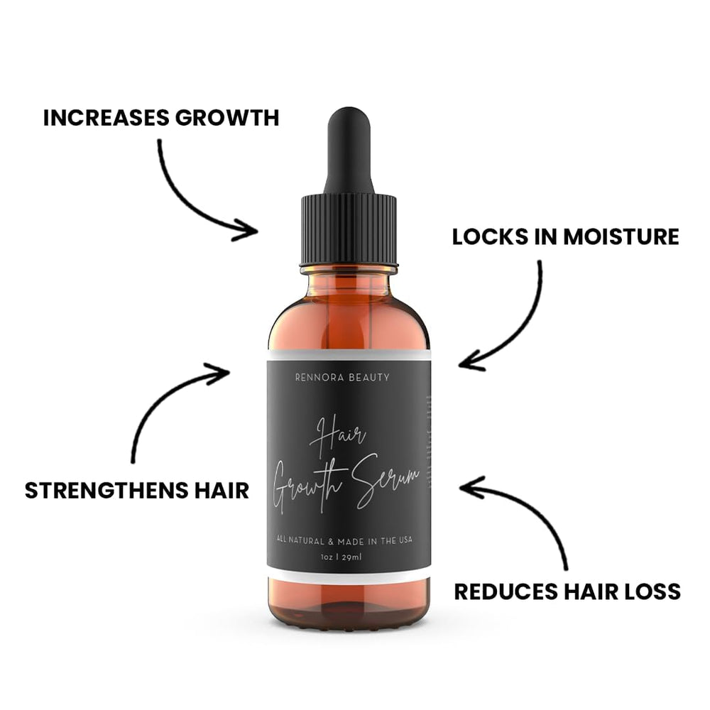 Rennora Beauty peppermint oil droplets offering cooling sensation for refreshed scalp.