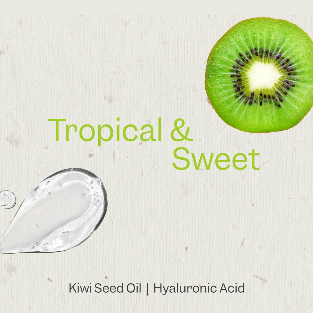 Renpure Kiwi Fragrance closeup highlighting uplifting scent for a refreshing shower.