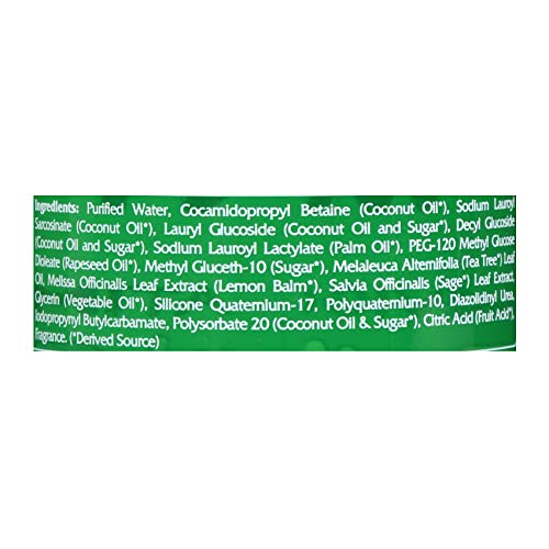 Renpure Tea Tree Peppermint hands with bubbles illustrate moisturizing wash for everyday use