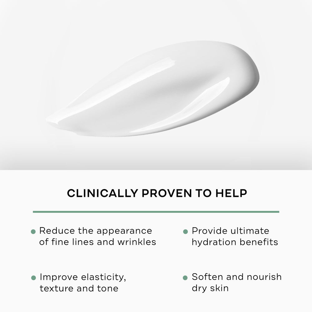 Replenix Age Restore on face and neck demonstrates nightly application for hydrated skin
