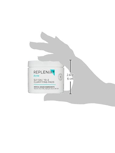 Replenix Gly-Sal Clarifying Acne Pads daily care for clearer complexion.