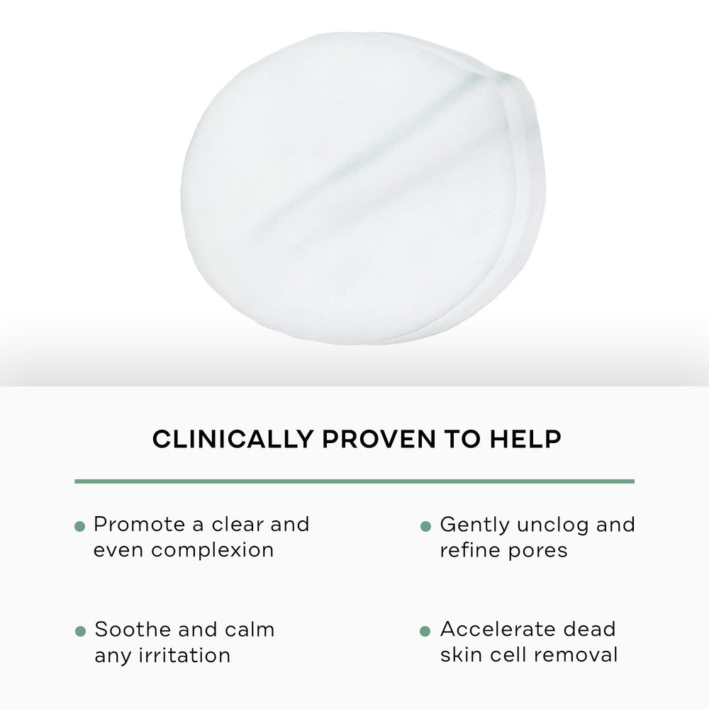 Replenix Gly-Sal Clarifying Pads package closeup highlighting dual-acid formula.