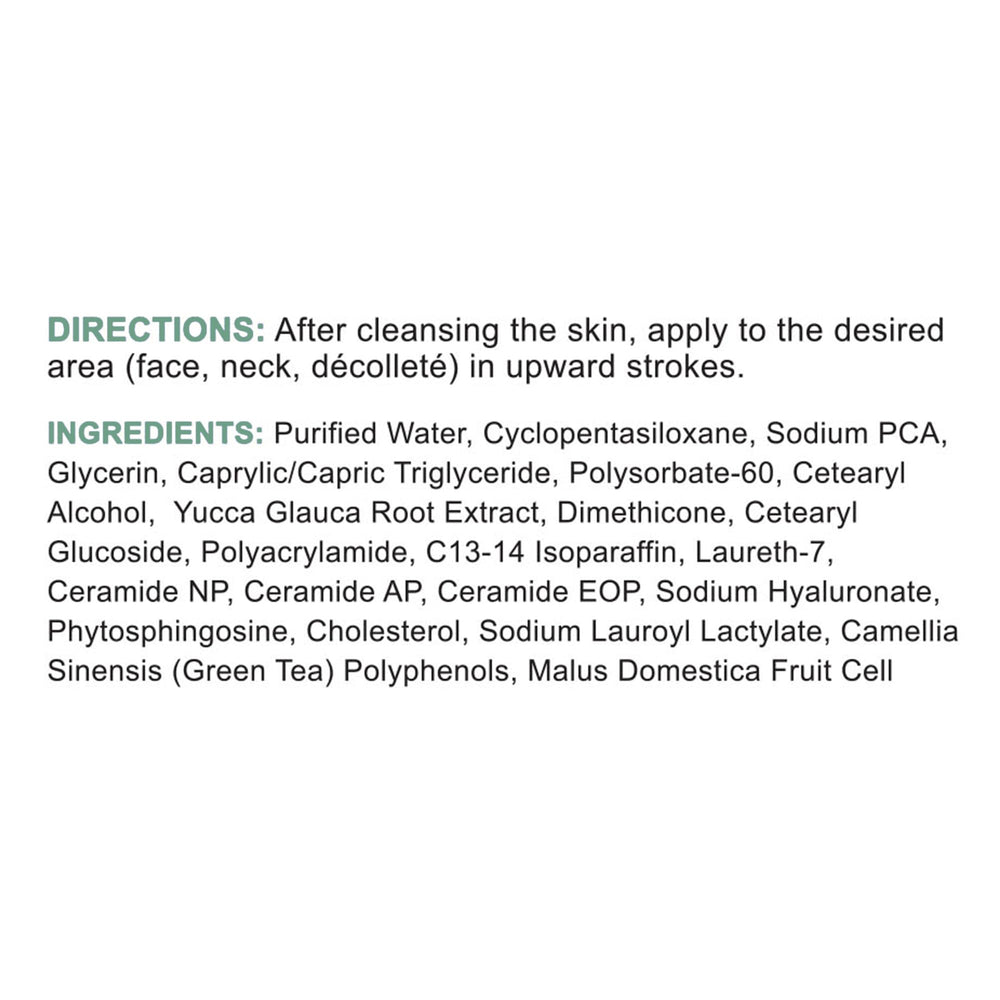 Replenix Age Restore with ceramides nourishes the skin barrier in close-up