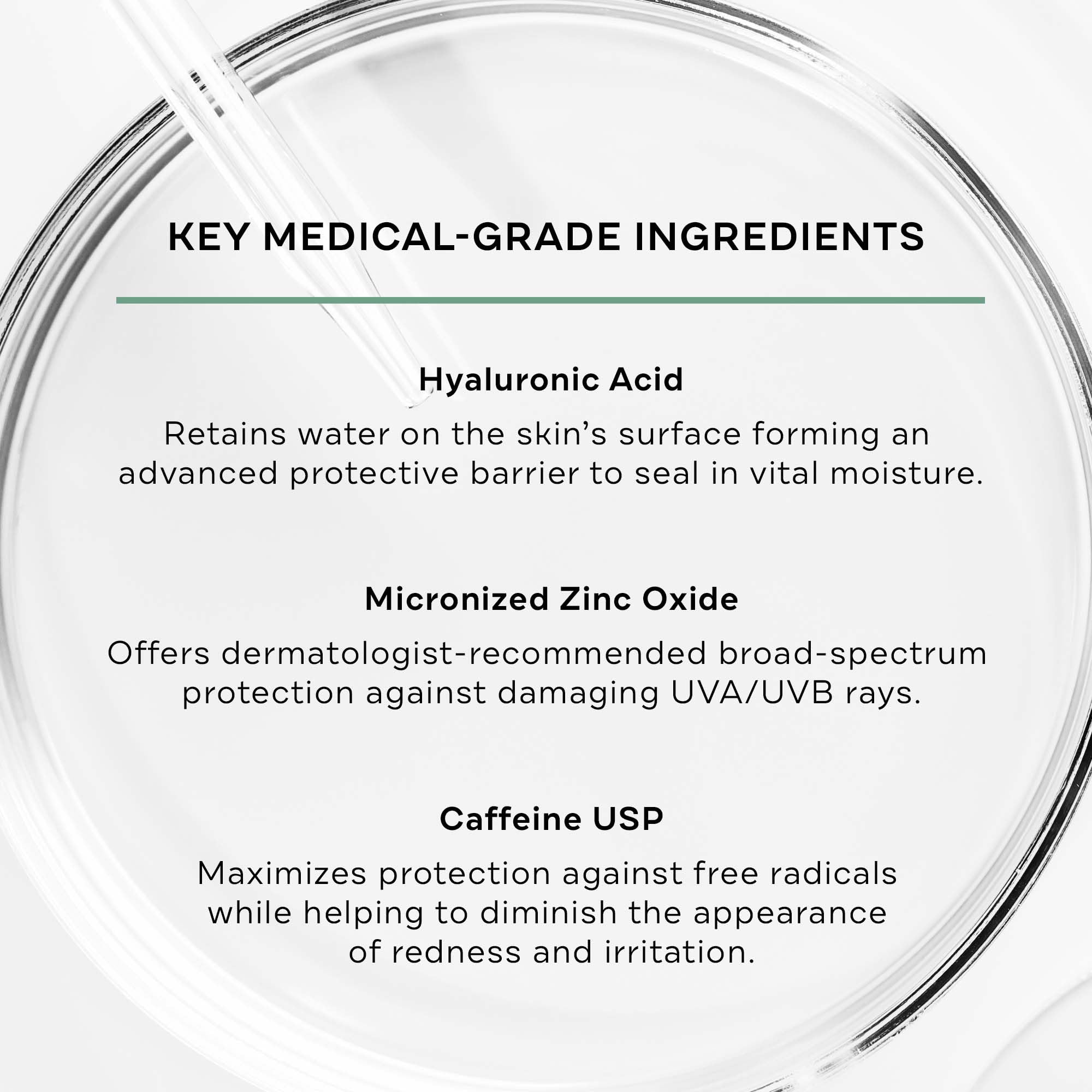 Replenix Antioxidant Hydrating Sunscreen SPF50+ texture seen during silky application.