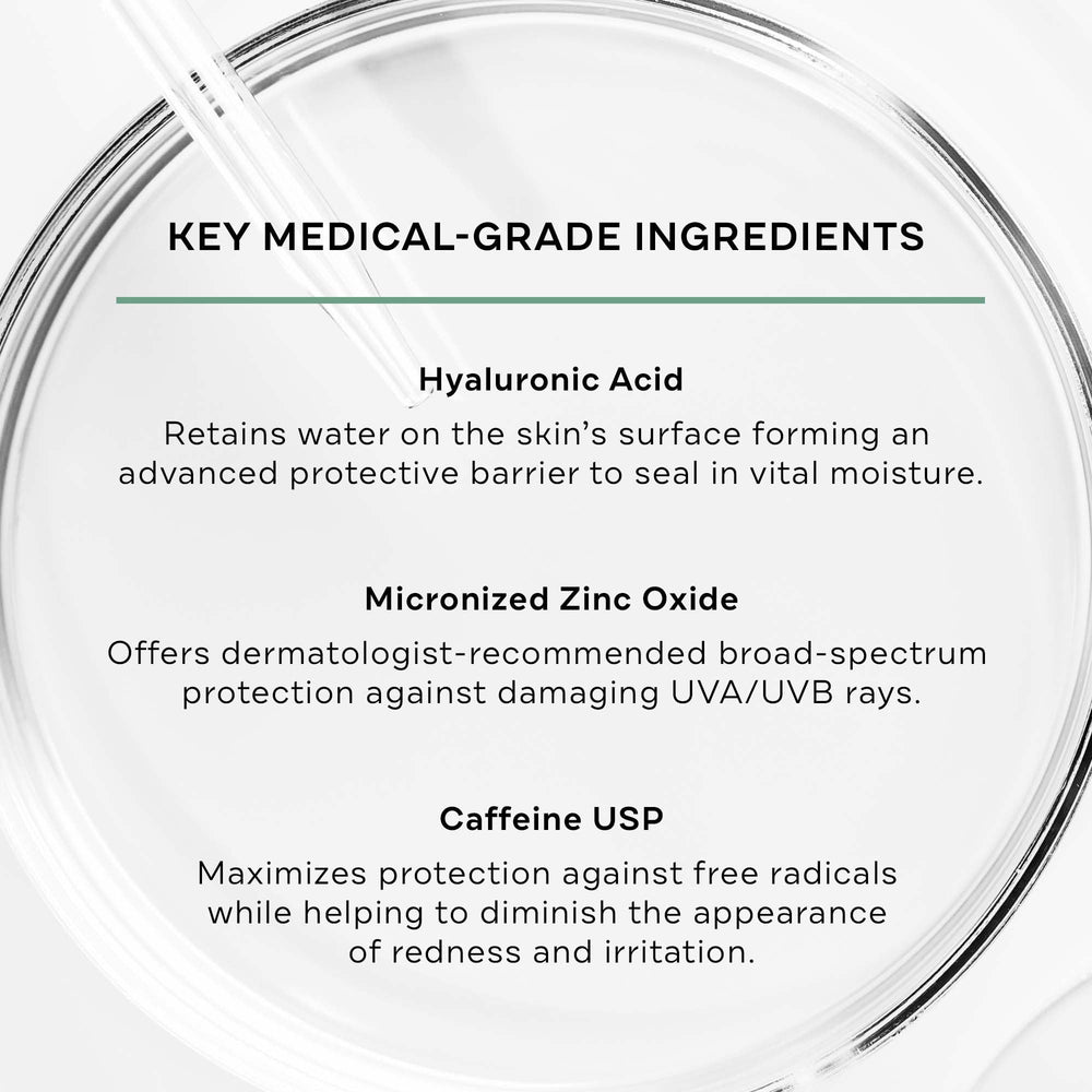 Replenix Antioxidant Hydrating Sunscreen SPF50+ texture seen during silky application.