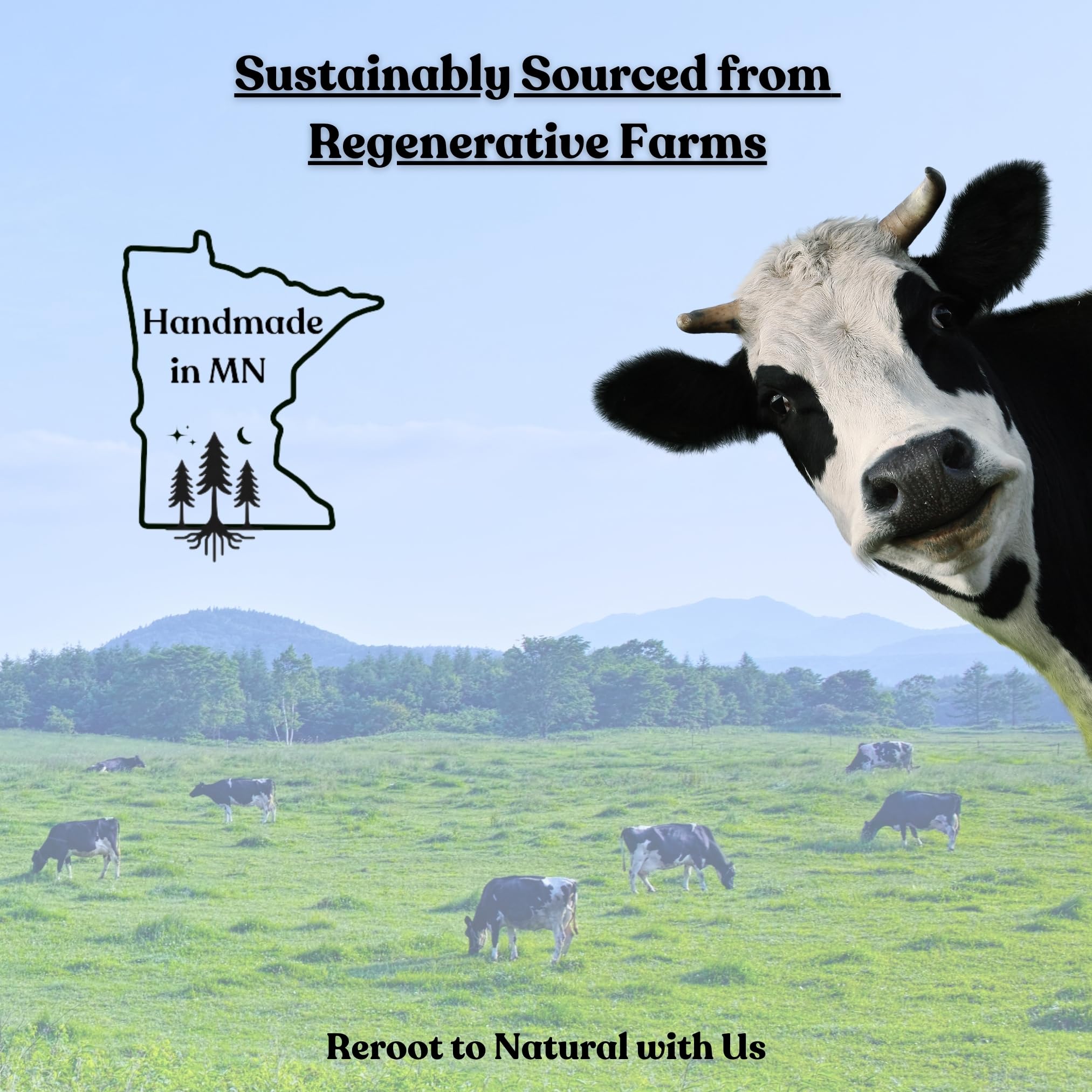 Reroot Organics Naked Tallow Balm Minnesota handcrafted in small batches