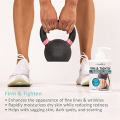 Reshape+ Collagen Cream applied to arm for improved elasticity and hydration.