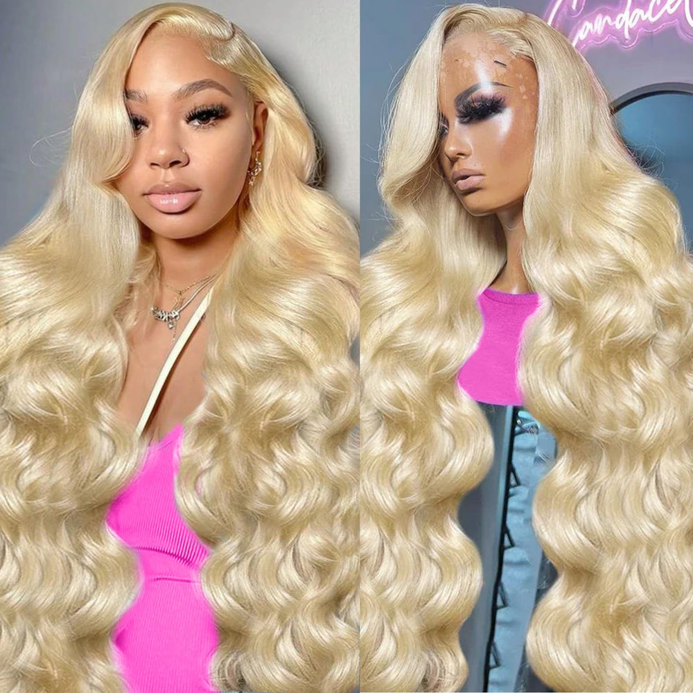Resore 613 28-inch body-wave lace front wig close-up showing natural shine