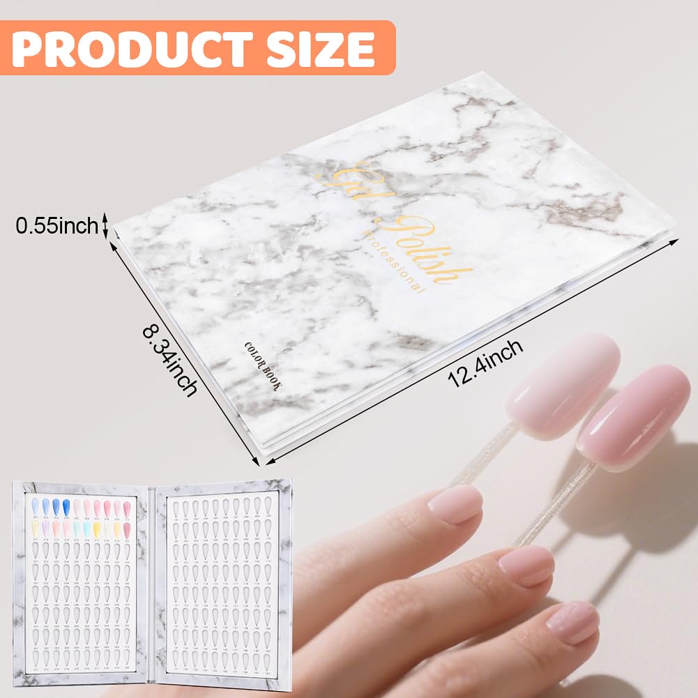 Restynic numbered labels 1-200 help identify colors quickly during client consultations.