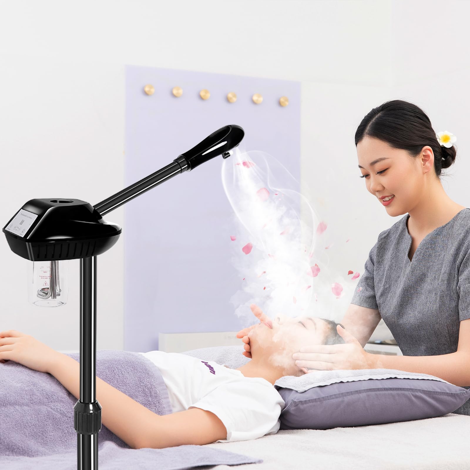 Retain Time on-wheels steamer includes auto-shutoff safety for peace of mind