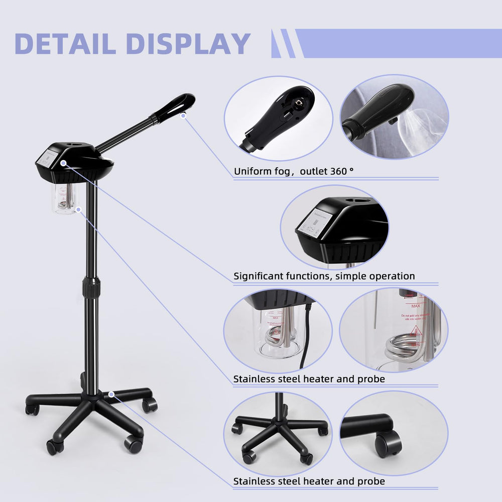 Retain Time facial steamer suitable for professional and home use