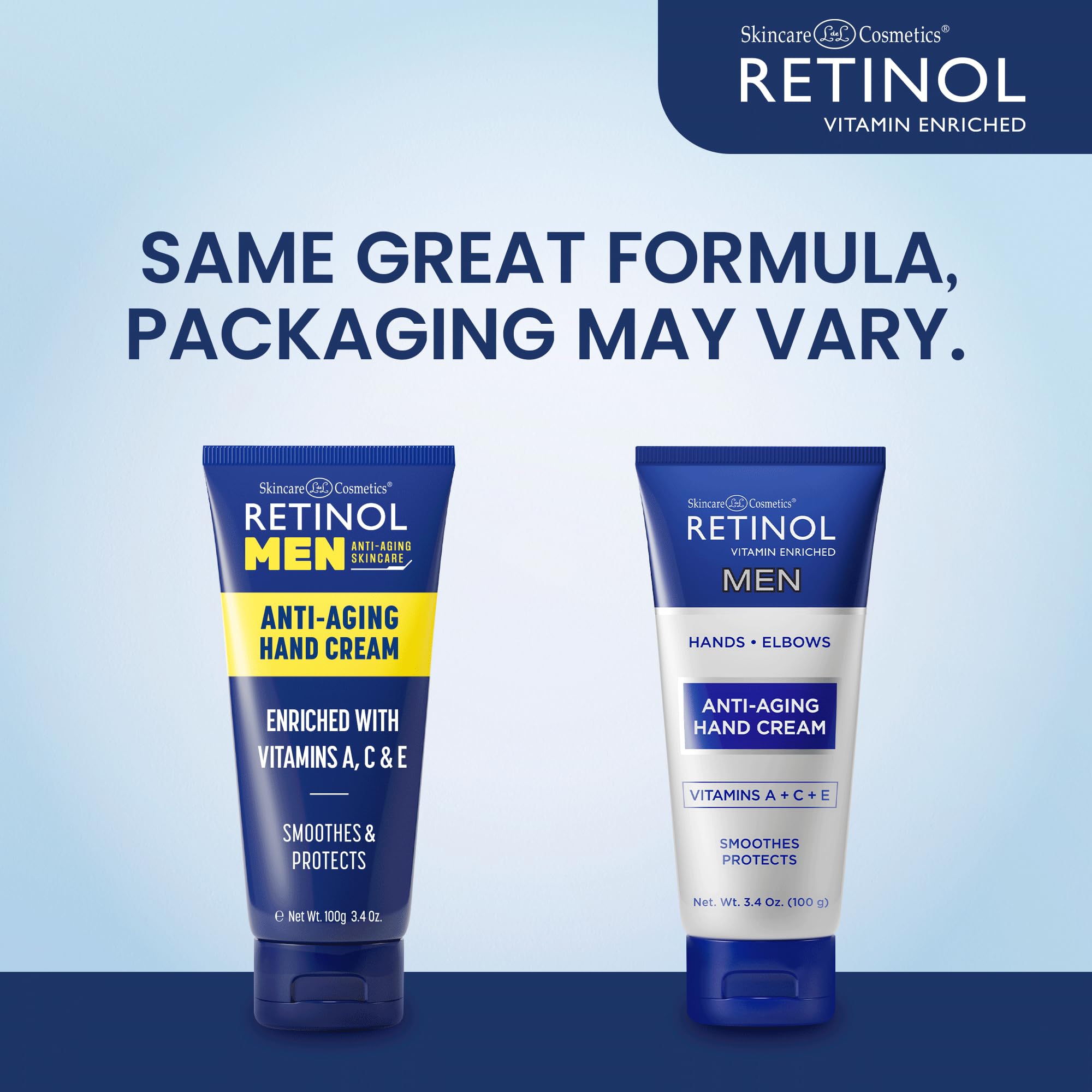 Retinol Anti-Aging Hand Cream texture demonstrates long-lasting moisture for soft hands.