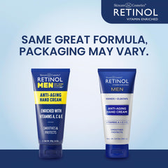 Retinol Anti-Aging Hand Cream texture demonstrates long-lasting moisture for soft hands.