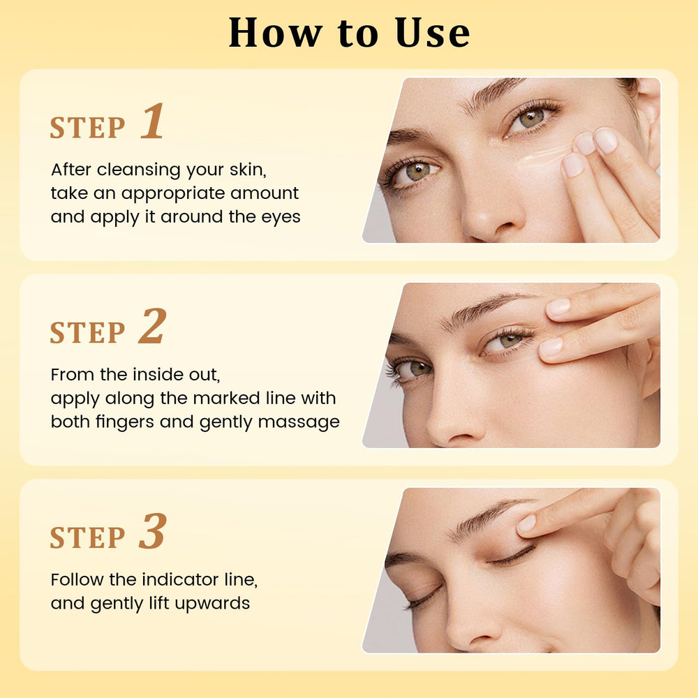 Retinol Eye Cream gentle formula shown as suitable for sensitive skin