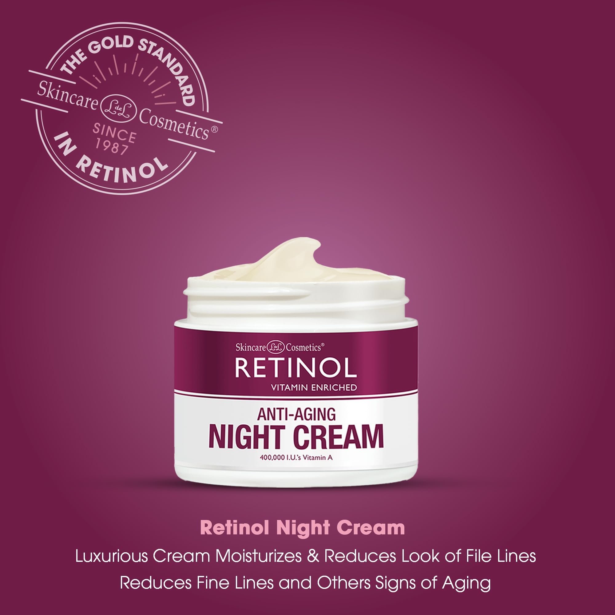 Retinol LIVAURA label close-up showing A, C, E vitamins.