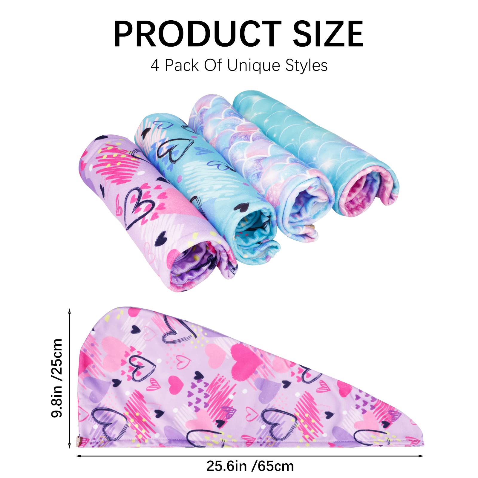 RETON microfiber hair towel close-up showing soft fabric and high absorption capability