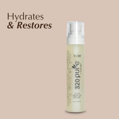 Rev320 heat-protection application on straight and curly hair demonstration