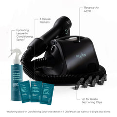 REVAIR Starter Pack contents highlight curly care tools for quick styling.