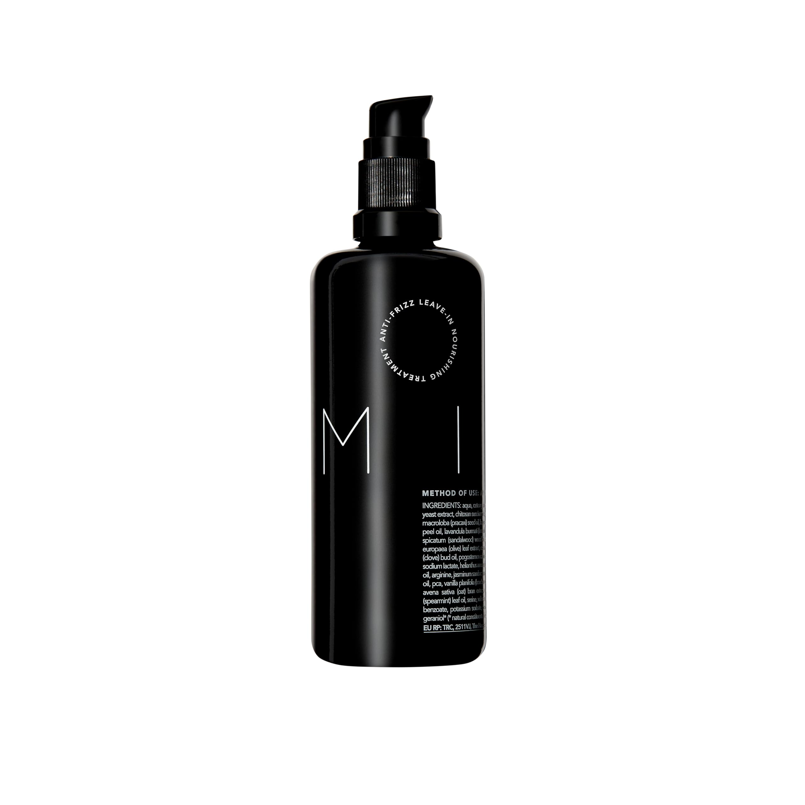 REVERIE Natural Milk Leave-In bottle showing creamy formula for frizz protection.
