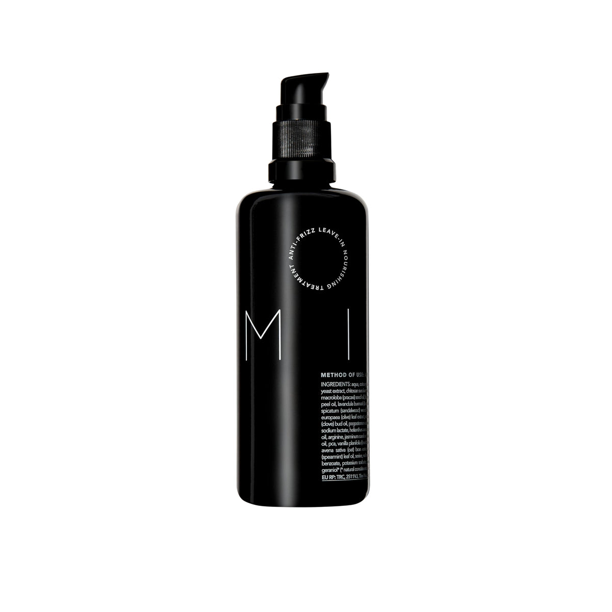 REVERIE Natural Milk Leave-In bottle showing creamy formula for frizz protection.
