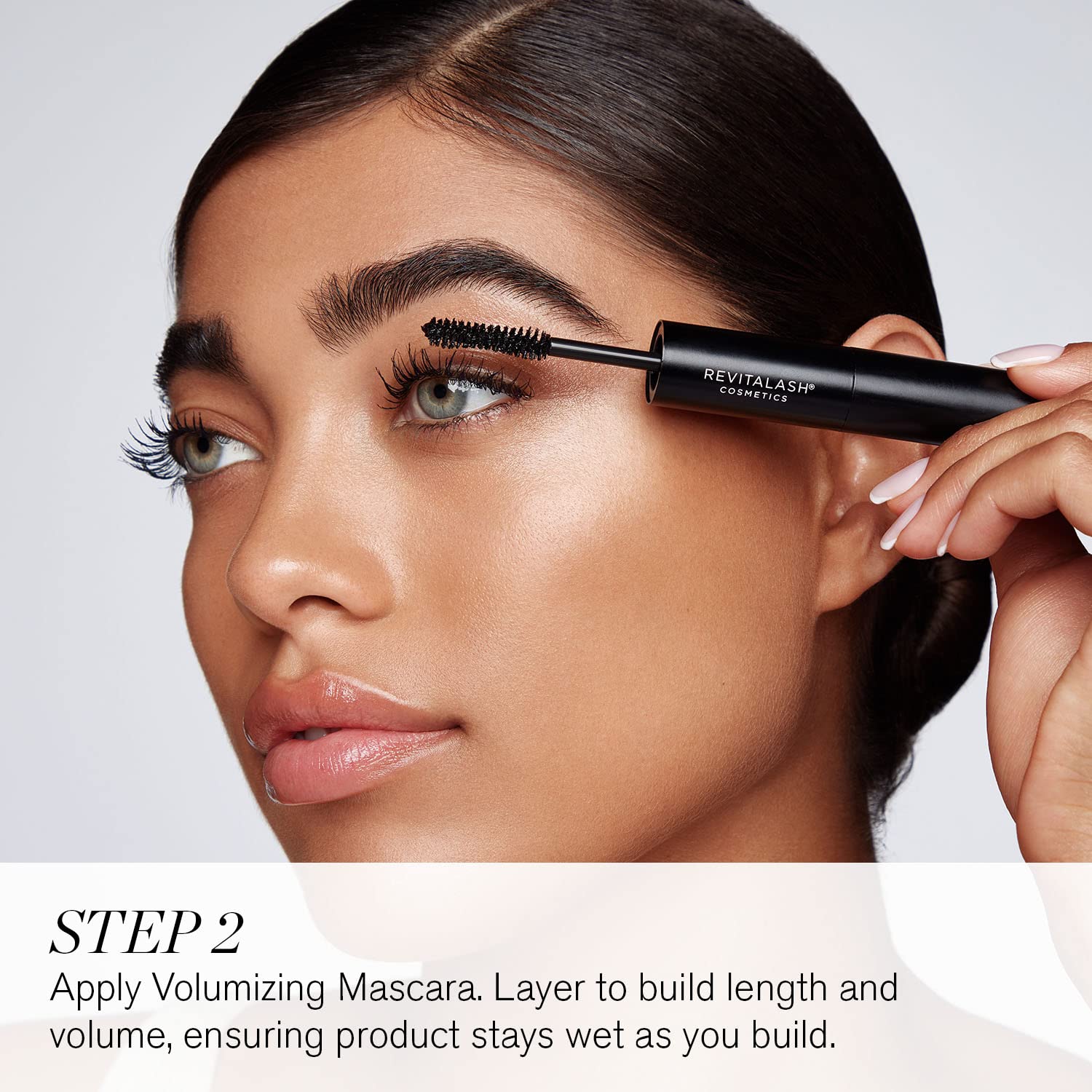 RevitaLash double-ended tube opened to reveal both primer and mascara wands